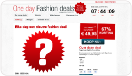 Screenshot Onedayfashiondeals.nl