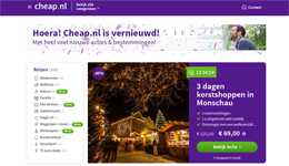 Screenshot Cheap.nl